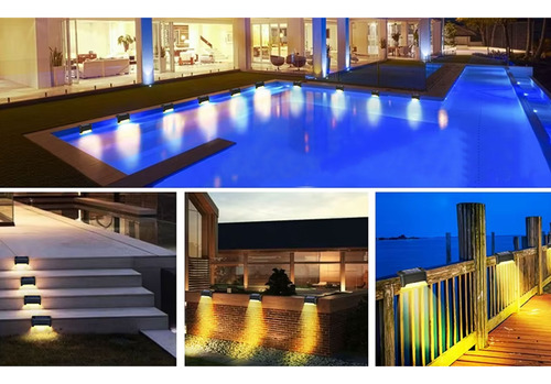 Set X4 lámparas solares LED para jardín y escaleras Av5555 - Image 3