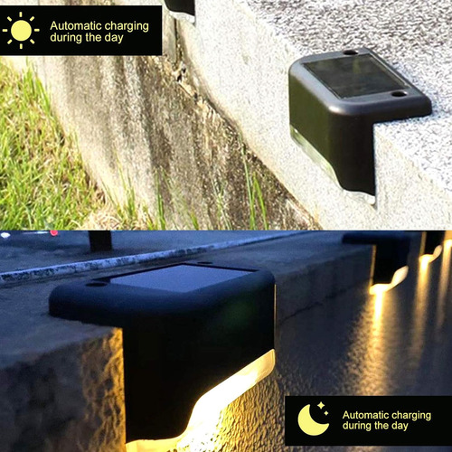 Set X4 lámparas solares LED para jardín y escaleras Av5555 - Image 7