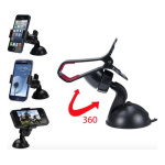 Soporte de celular para auto con pinzas y ventosa - Imagen 5