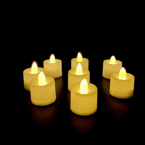 24 velas luces LED cálidas a pila - Image 3