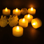 24 velas luces LED cálidas a pila - Image 7