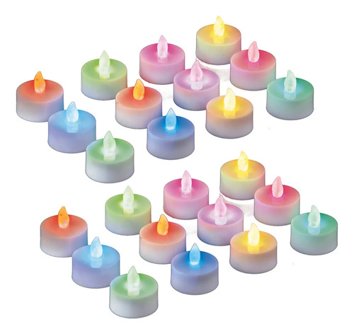 24 Velas Led multicolor a pilas - Image 7