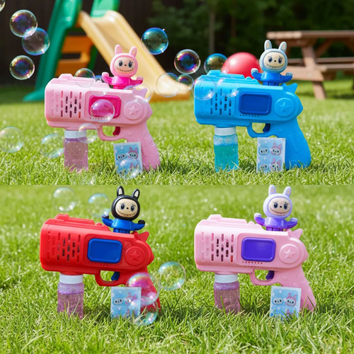 Burbujero automatico pistola burbujas labubu con luces 24174 - Image 19