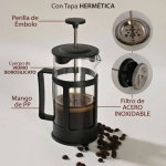 Cafetera de prensa francesa 600 Ml - Image 4