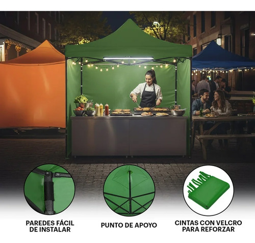 Gazebo carpa autoarmable para camping 3 metros - Image 20