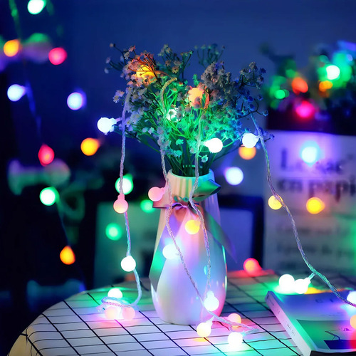 Guirnalda led RGB 28 bolitas 220v - 5 Metros - Image 8