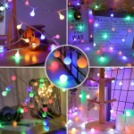 Guirnalda led RGB 28 bolitas 220v - 5 Metros - Image 4