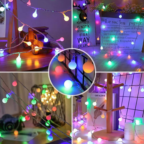 Guirnalda led RGB 28 bolitas 220v - 5 Metros - Image 4