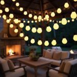 Guirnalda LED bolas luz cálida 9 metros 1003-b