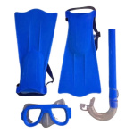 Juego de snorkel buceo infantil gafas tubo patas de rana