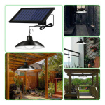 Lámpara colgante con panel solar con control remoto Sl0502 - Image 3