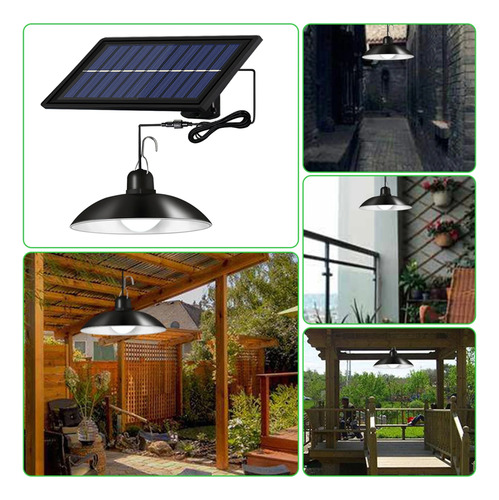 Lámpara colgante con panel solar con control remoto Sl0502 - Image 3