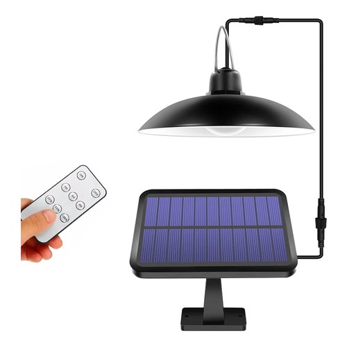 Lámpara colgante con panel solar con control remoto Sl0502