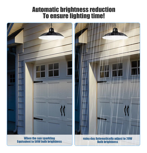 Lámpara colgante con panel solar con control remoto Sl0502 - Image 9