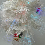 Pino árbol de navidad de mesa fibra óptica led rgb 24056 - Image 9