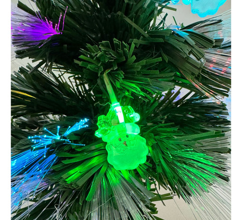 Pino árbol de navidad de mesa fibra óptica led rgb 24056 - Image 5