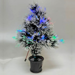 Pino árbol de navidad nevado y fibra óptica led 24057-2 - Image 4