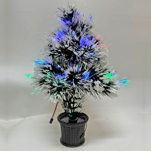 Pino árbol de navidad nevado y fibra óptica led 24057-2 - Image 4