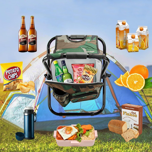 Silla de camping plegable 3 en 1 con mochila y hielera 52005 - Imagen 19