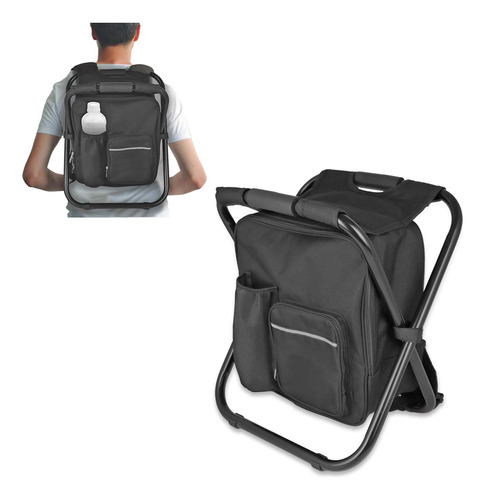 Silla de camping plegable 3 en 1 con mochila y hielera 52005 - Imagen 1