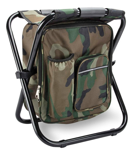 Silla de camping plegable 3 en 1 con mochila y hielera 52005 - Imagen 12