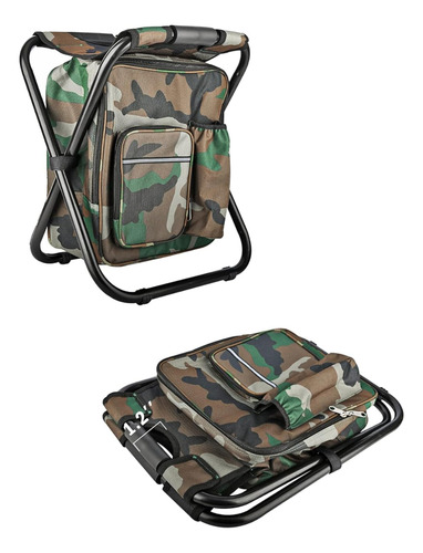 Silla de camping plegable 3 en 1 con mochila y hielera 52005 - Imagen 13