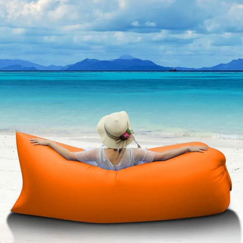 Sillon sofa inflable grand bag reposera playa parque nieve - Imagen 34