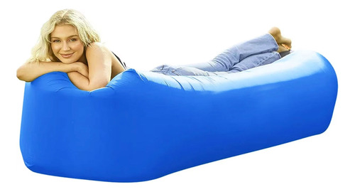 Sillon sofa inflable grand bag reposera playa parque nieve - Imagen 1