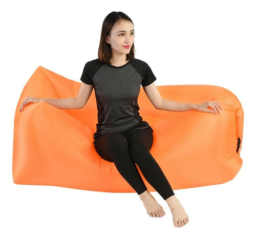 Sillon sofa inflable grand bag reposera playa parque nieve - Imagen 56
