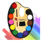 Acuarelas Con Pincel Paleta De 12 Colores Para Pintar 332 - Image 8