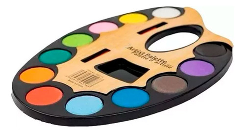 Acuarelas Con Pincel Paleta De 12 Colores Para Pintar 332 - Image 10