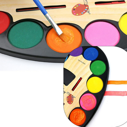 Acuarelas Con Pincel Paleta De 12 Colores Para Pintar 332 - Image 6