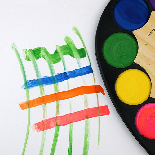 Acuarelas Con Pincel Paleta De 12 Colores Para Pintar 332 - Image 7