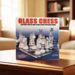 Ajedrez de vidrio tablero cristal juego de mesa hogar Ea-387 - Image 4