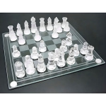 Ajedrez de vidrio tablero cristal juego de mesa hogar Ea-387 - Image 3