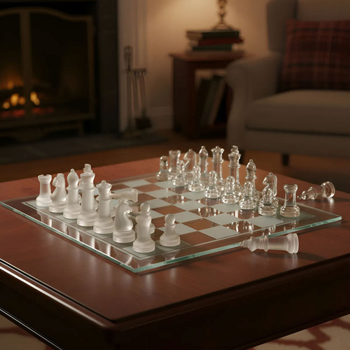 Ajedrez_De_Vidrio_Tablero_Cristal_Juego_De_Mesa_Hogar_Ea-387_D_972509-MLA104666830971_012026-O.jpg Ajedrez de vidrio tablero cristal juego de mesa hogar Ea-387 - Image 1