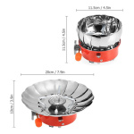 Anafe portatil plegable de camping a gas butano cocina K-202 - Image 4
