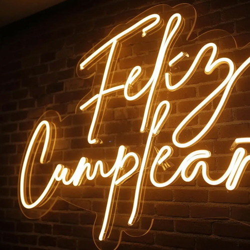 Cartel luminoso forma feliz cumpleaños 220v luz led lnfe01 - Image 3