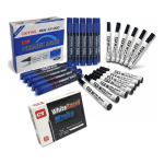 Combo Fibrones X12 Negros Lib9646 + Fib X10 Azules 9502-3