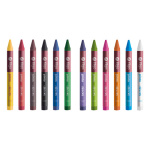 Crayon Crayones X 12 Colores Cera Utiles Escolares En Caja - Image 7