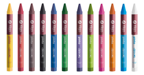 Crayon Crayones X 12 Colores Cera Utiles Escolares En Caja - Image 7