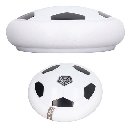 Disco Pelota De Futbol Flotadora Luminosa A Pilas Tipo Tejo - Imagen 2