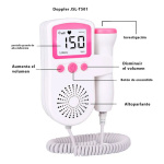 Doppler fetal detector frecuencia latidos portátil Jsl-t501 - Image 6