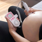 Doppler fetal detector frecuencia latidos portátil Jsl-t501 - Image 2