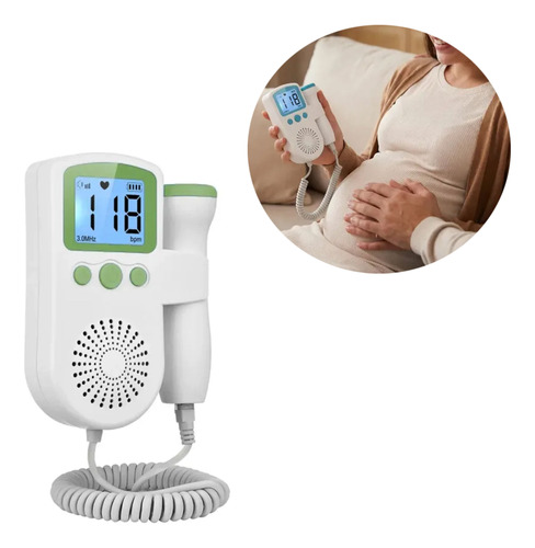 Doppler fetal detector frecuencia latidos portátil Jsl-t501 - Image 21