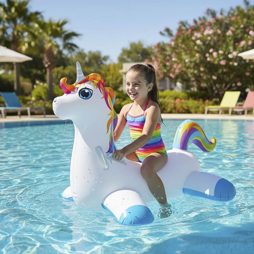 Salvavidas unicornio inflable 35186 - Image 7