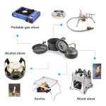 Juego de ollas camping senderismo 3 en 1 con tetera Gt-308 - Image 9