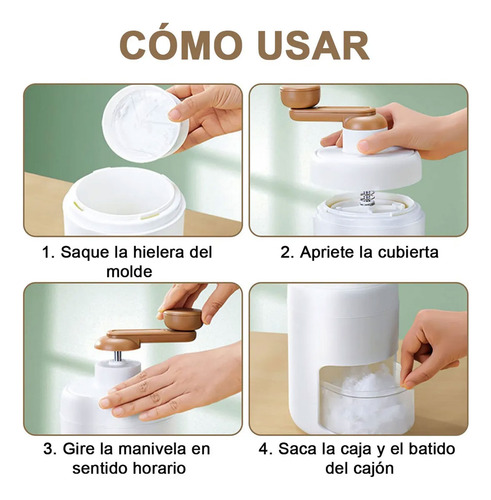 Máquina trituradora picadora de hielo portátil para bebidas Av5651 - Image 4