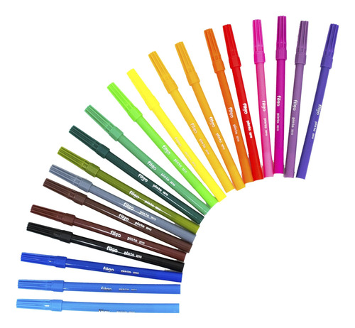 Marcadores Fibras Filgo Colores Dibujo X 20 Colegio 328 - Imagen 6