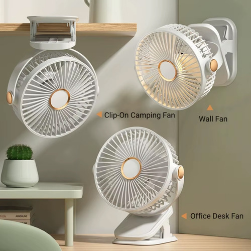 Mini ventilador broche USB recargable Et8165 - Image 21